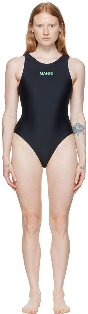 GANNI | SSENSE Exclusive Black Bodysuit 267.89元 商品图片