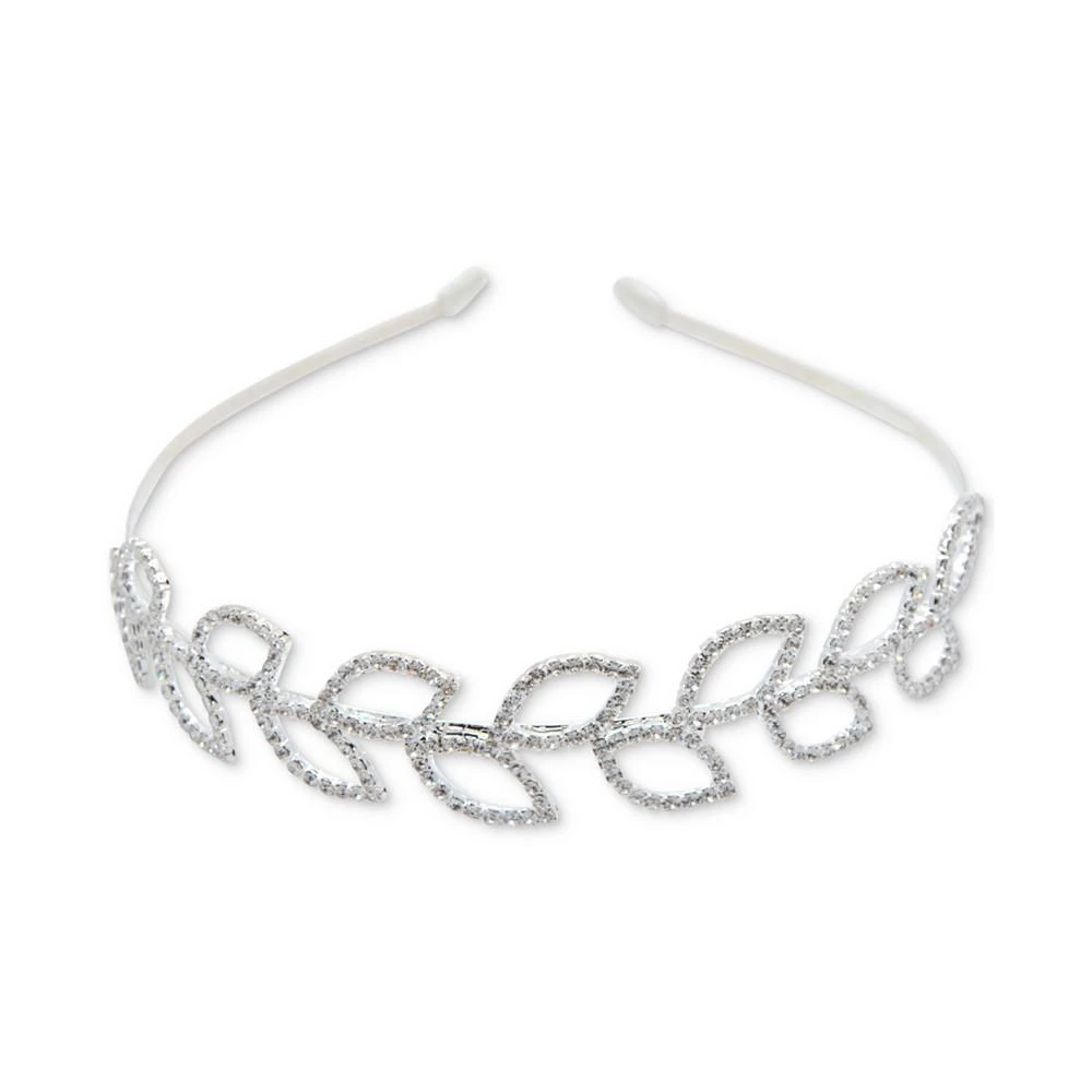 商品INC International|Silver-Tone Crystal Leaf Headband, Created for Macy's,价格¥77,第1张图片