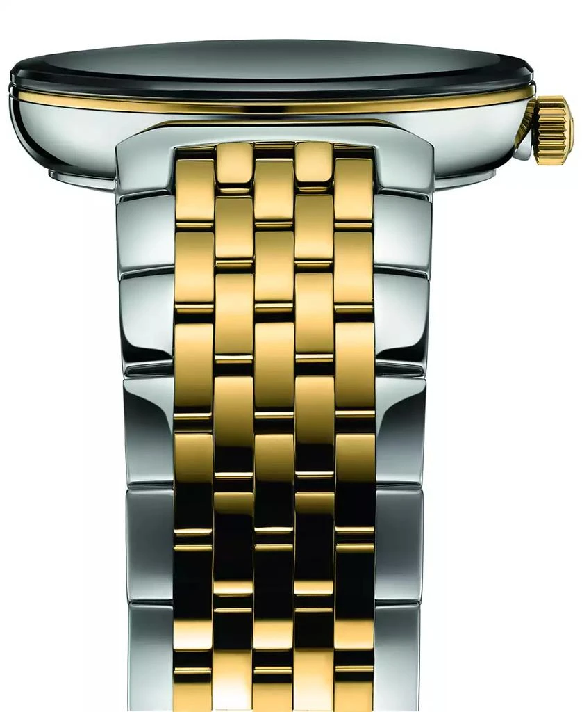 商品Rado|Women's Swiss Florence Classic Diamond Accent Two Tone Stainless Steel Bracelet Watch 30mm,价格¥9031,第4张图片详细描述