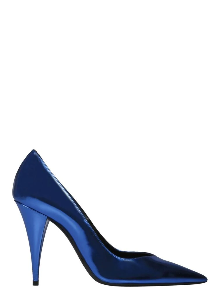 商品Yves Saint Laurent|Saint l au rent women's blue leather pumps,价格¥3786,第1张图片