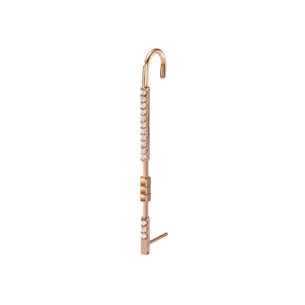 商品AME|Âme Totem 18K Rose Gold, Lab-Grown Diamond 0.26ct. tw. High Helix Ear Cuff,价格¥6166,第1张图片