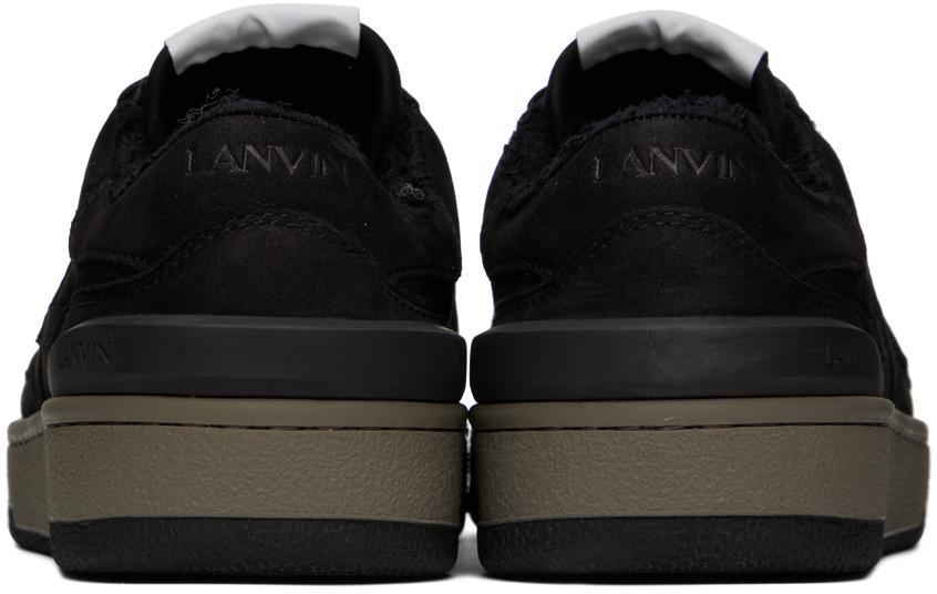 商品Lanvin|Black 'The Clay' Sneakers,价格¥4939,第4张图片详细描述