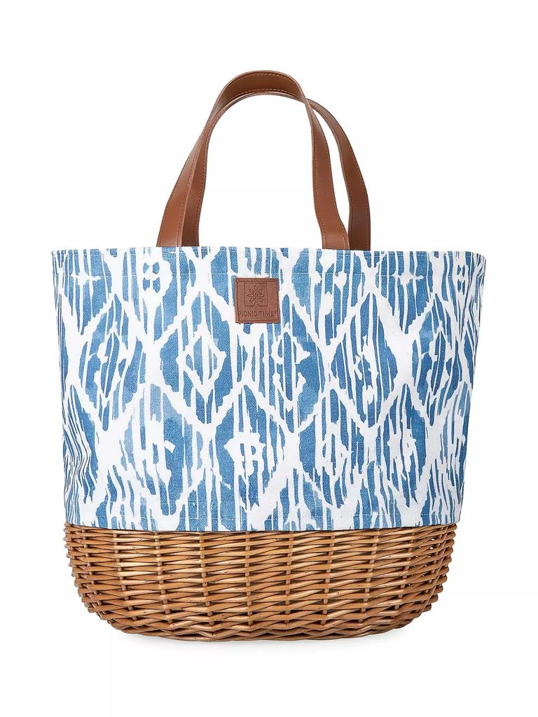 商品Picnic Time|Promenade Picnic 13-Piece Flatware & Basket Set,价格¥557,第2张图片详细描述