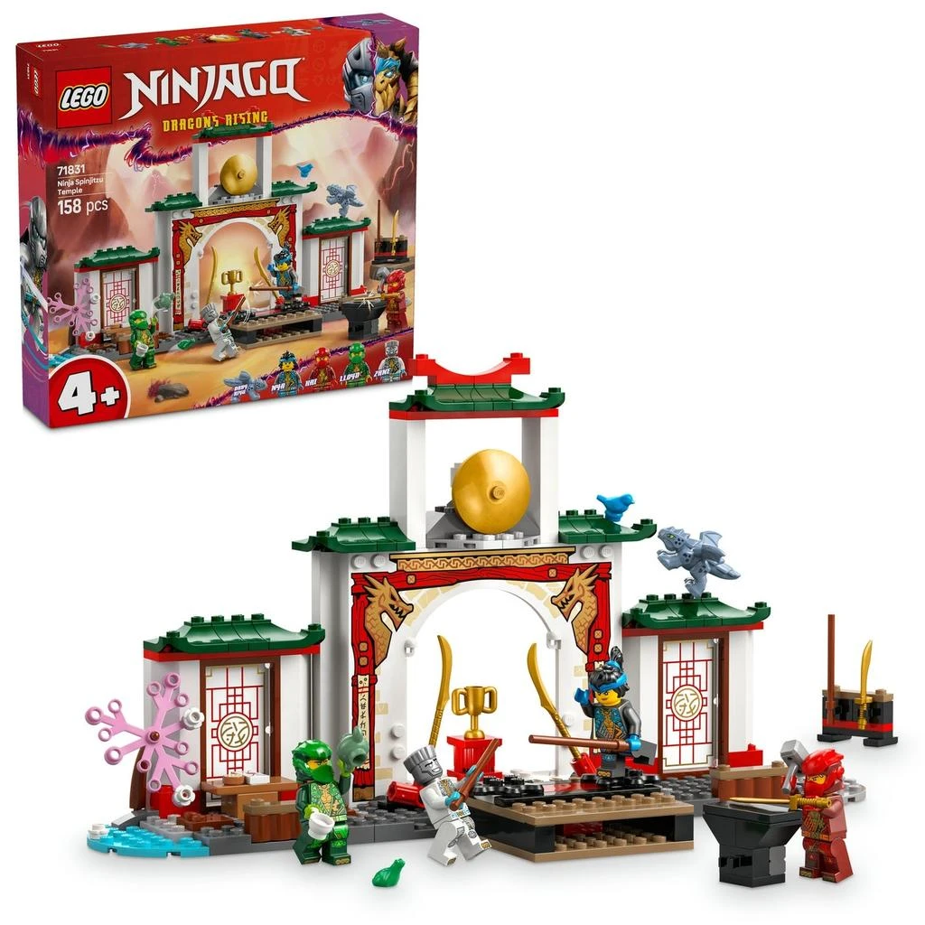 商品LEGO NINJAGO Ninja Spinjitzu Temple with Toy Dragon 71831,价格¥392,第1张图片