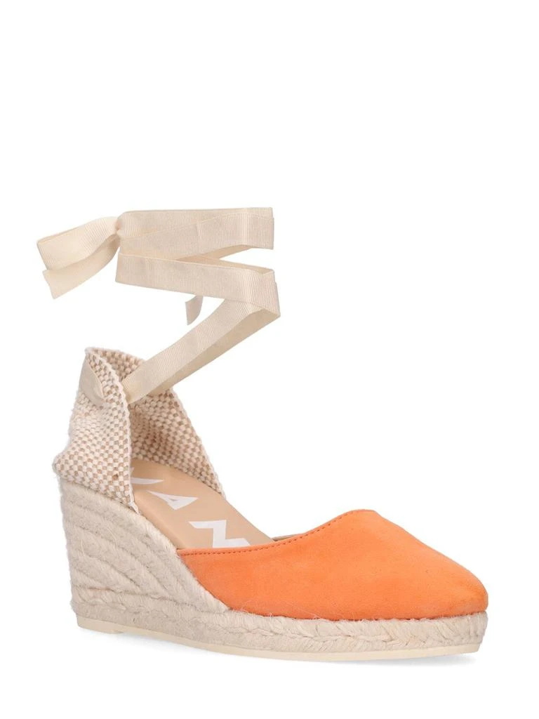 商品MANEBÍ|70mm Low Wedge Suede Espadrilles,价格¥455,第2张图片详细描述