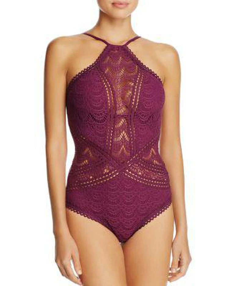 商品Becca|Colorplay High Neck One Piece Swimsuit ,价格¥785,第1张图片