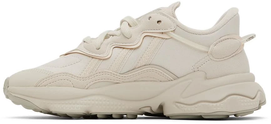 商品Adidas|Kids Beige Ozweego Big Kids Sneakers,价格¥385,第3张图片详细描述