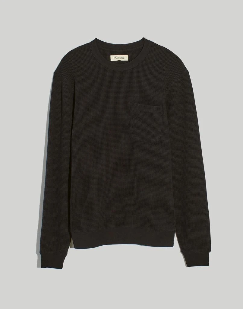 商品Madewell|Waffle-Knit Sweatshirt,价格¥557,第4张图片详细描述