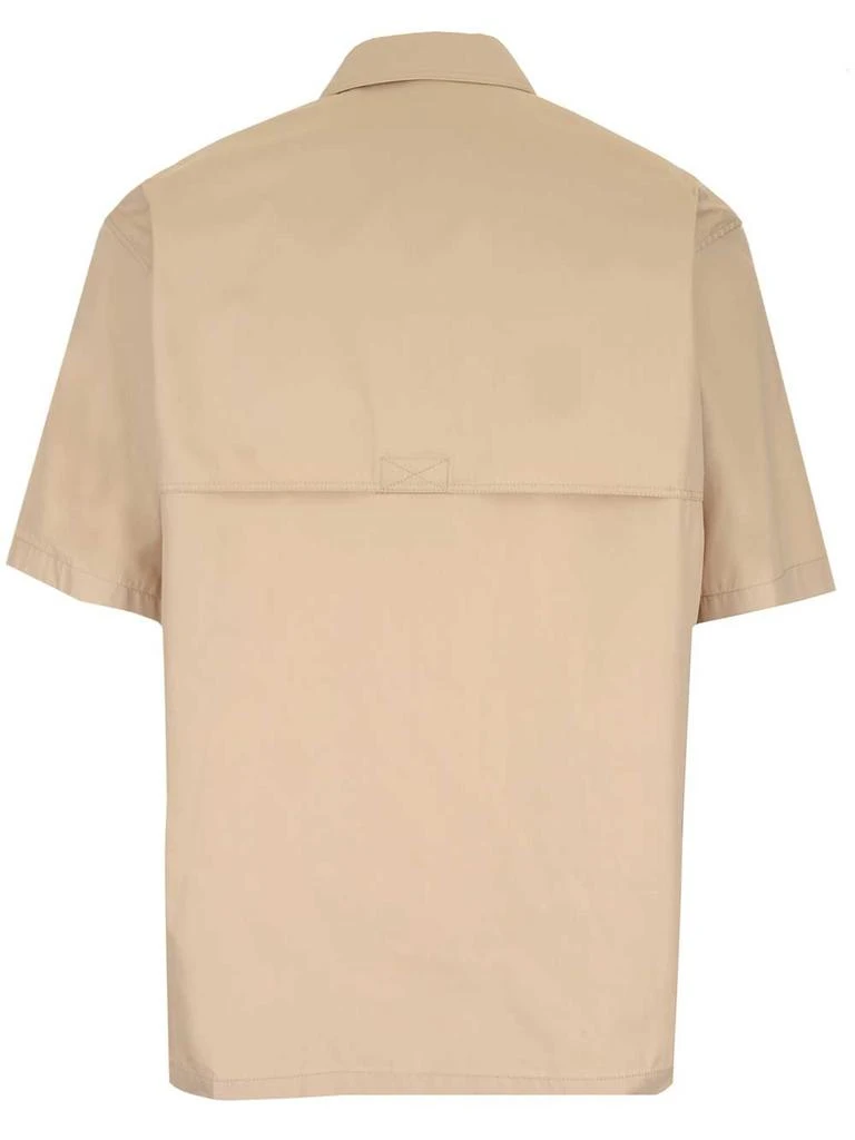 商品Burberry|Burberry Logo Appliqué Short-Sleeved Shirt,价格¥1772,第2张图片详细描述