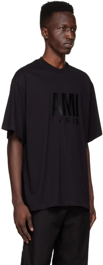 商品AMI|Black Ami Paris T-Shirt,价格¥610,第2张图片详细描述