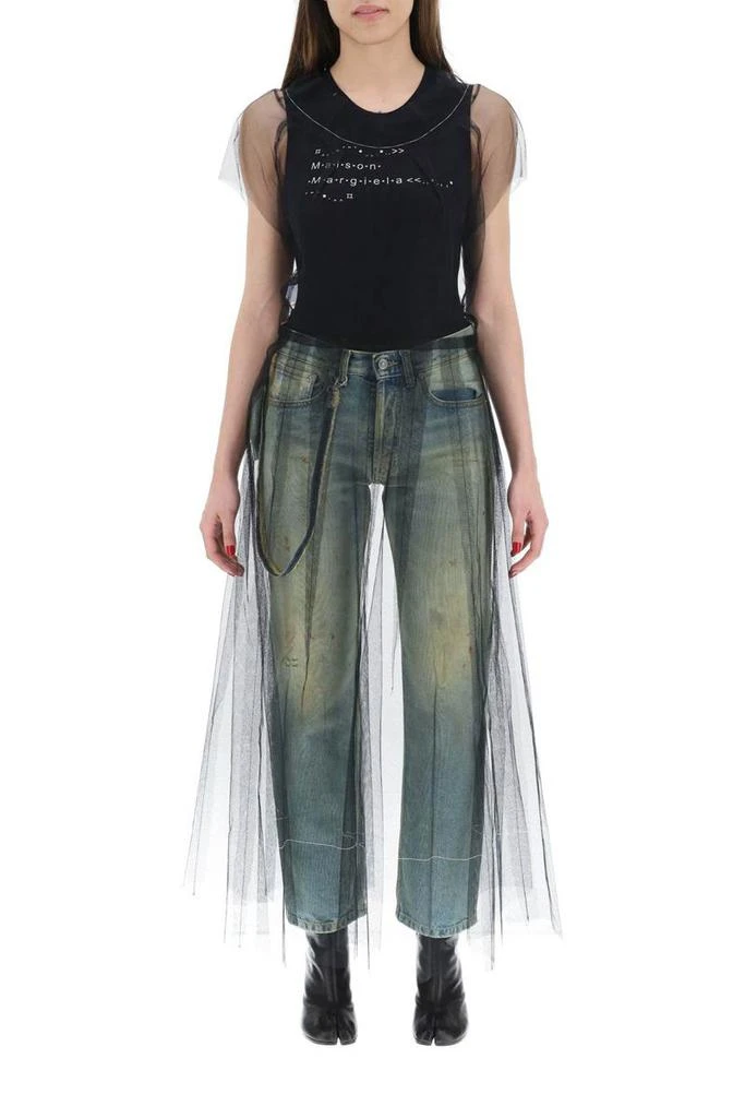 商品MAISON MARGIELA|Maison margiela long tulle dress,价格¥4236,第2张图片详细描述