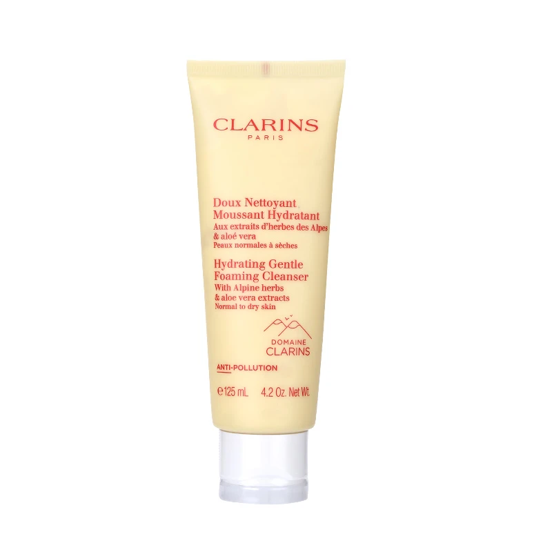 商品Clarins|娇韵诗舒柔保湿泡沫洁面乳125ml清爽保湿氨基酸洁面,价格¥193,第1张图片