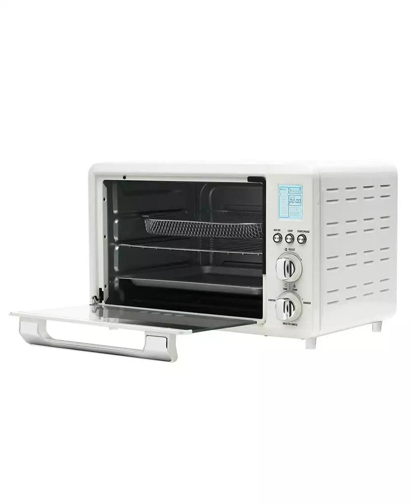商品Haden|25 Liter 6- Slice Toaster Oven with Easy Reach Roll-Top Door, Air Fry, Bake, Broil, Toast Functions,价格¥972,第3张图片详细描述
