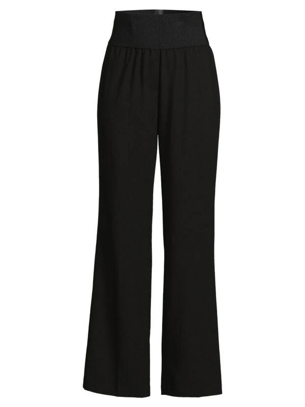 商品Calvin Klein|Solid Wide Leg Pants,价格¥191,第3张图片详细描述