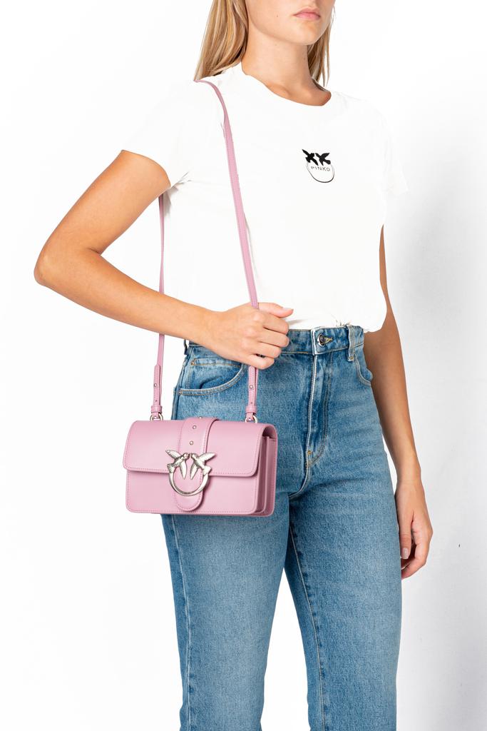 Mini love bag icon with faux fur shoulder strap商品第3张图片规格展示