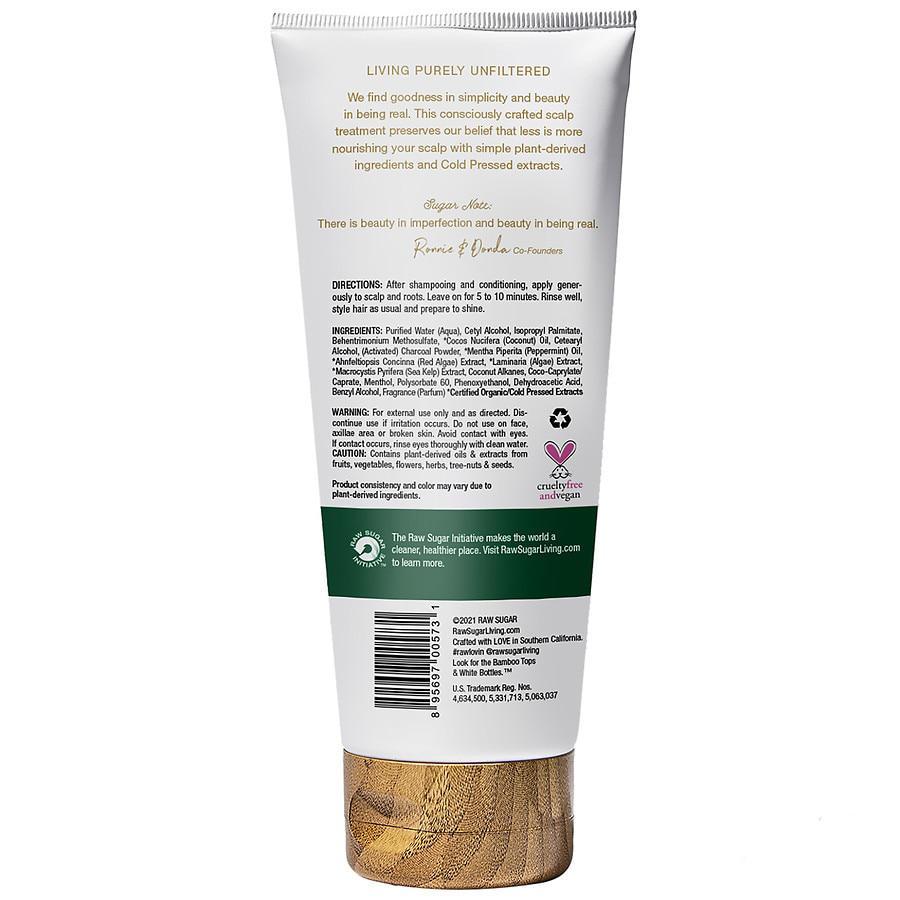 商品Raw Sugar|Pure Scalp Therapy Hair Masque Activated Charcoal + Coconut + Peppermint Oil,价格¥52,第4张图片详细描述