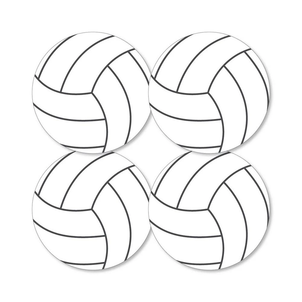 商品Big Dot of Happiness|Bump, Set, Spike - Volleyball - Decor DIY Party Essentials - 20 Ct,价格¥119,第2张图片详细描述