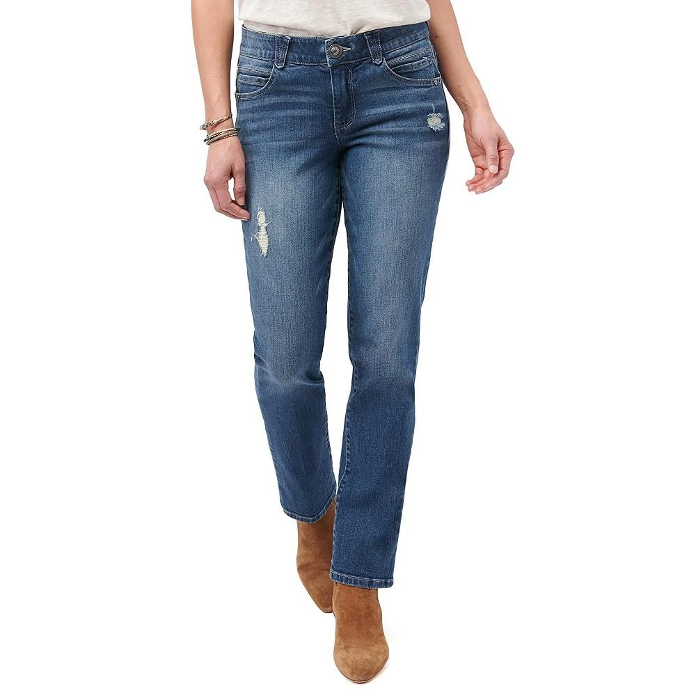 商品Democracy|Women's "Ab"Solution High Rise Straight Leg Jeans,价格¥582,第1张图片