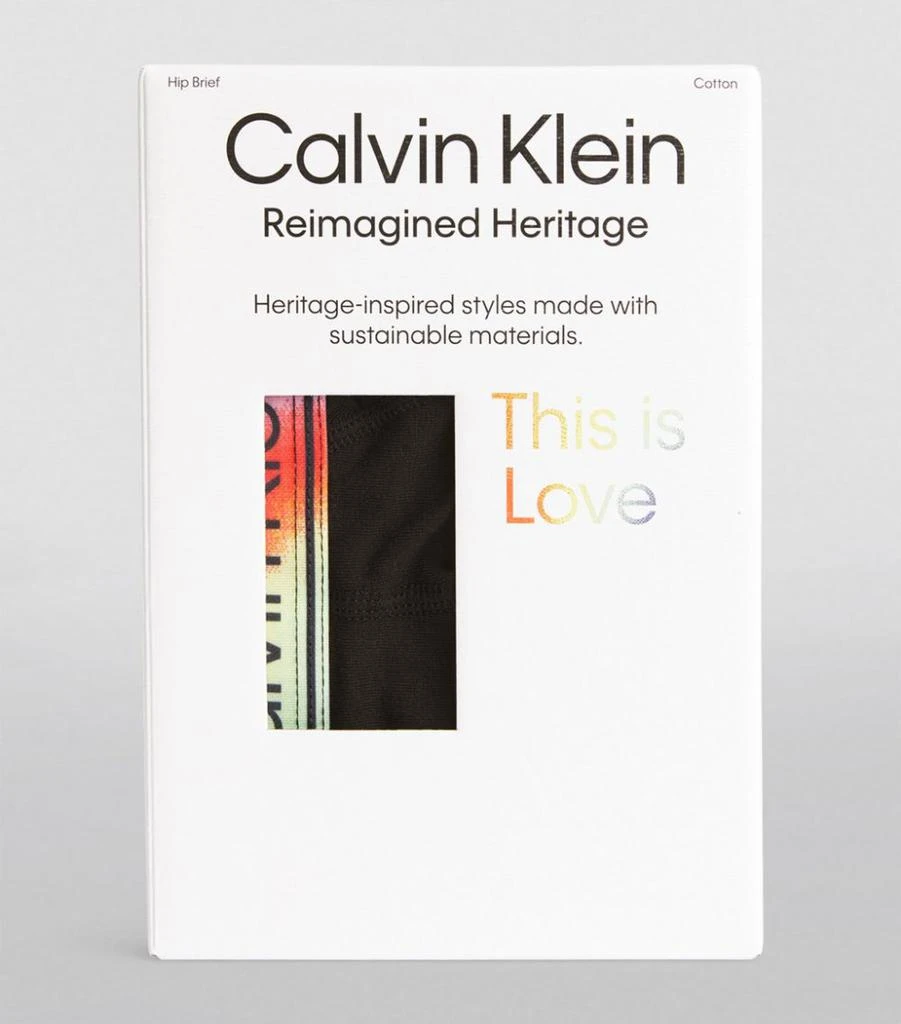 商品Calvin Klein|Cotton Stretch Pride Hip Briefs,价格¥111,第4张图片详细描述
