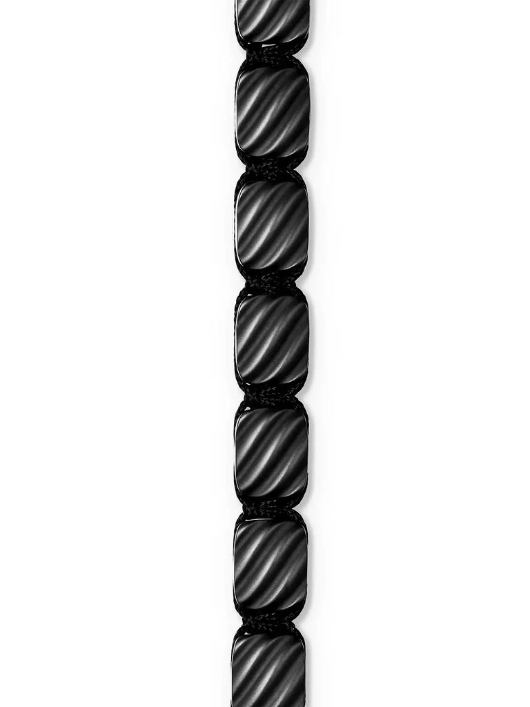 商品David Yurman|Sculpted Cable Woven Tile Bracelet in Titanium,价格¥13112,第5张图片详细描述