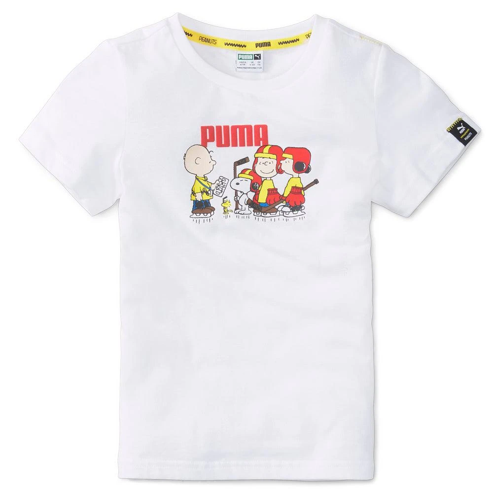 商品Puma|Peanuts Crew Neck Short Sleeve T-Shirt (Toddler-Youth),价格¥83,第3张图片详细描述