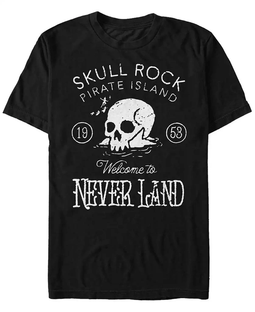 商品Disney|Disney Men's Peter Pan Skull Rock Vintage Inspired, Short Sleeve T-Shirt,价格¥193,第1张图片