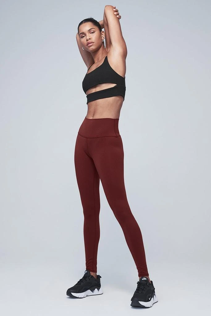 High-Waist Airbrush Legging - Cranberry 商品