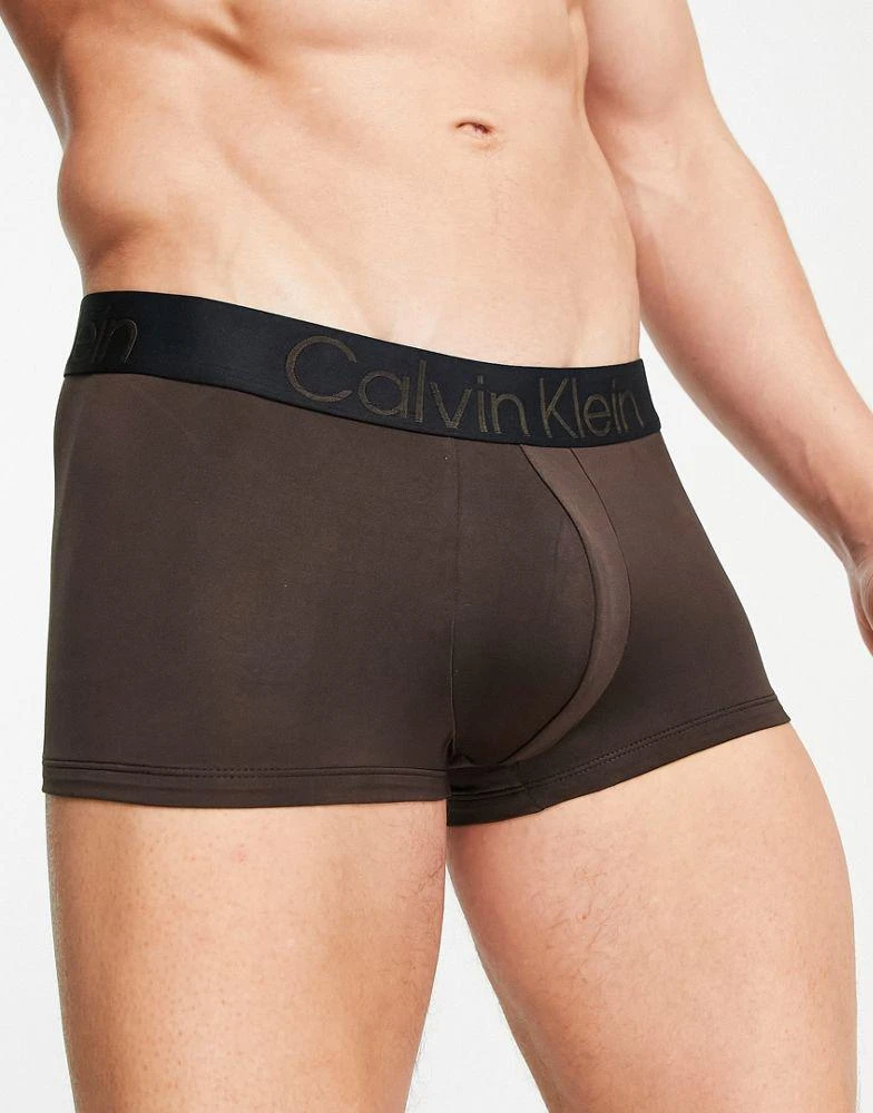 商品Calvin Klein|Calvin Klein flex natural low rise trunk in brown,价格¥255,第3张图片详细描述