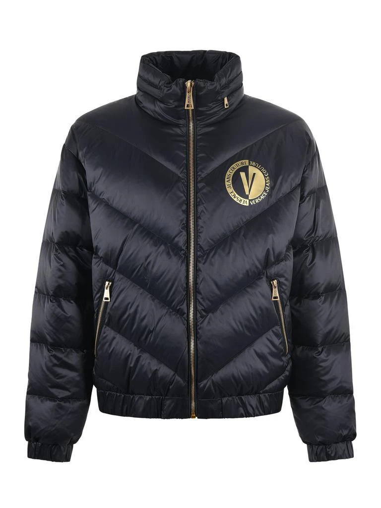 商品Versace|Versace Jeans Couture Logo Patch Down Jacket,价格¥3103,第1张图片