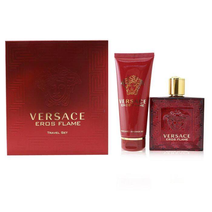 商品Versace|Versace 爱神火焰香氛套装：香水喷雾 EDP 100ml/3.4oz + 沐浴啫喱 100ml/3.4oz 2pcs,价格¥902,第2张图片详细描述