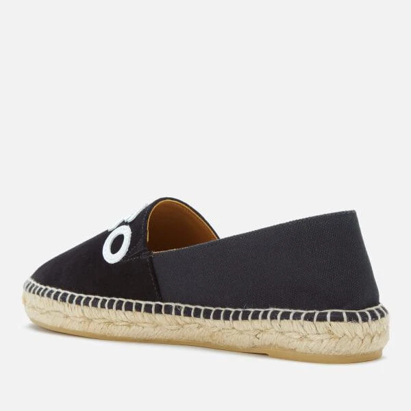 商品Kenzo|KENZO Women's Kenzo Logo Elastic Espadrilles - Black,价格¥653,第2张图片详细描述