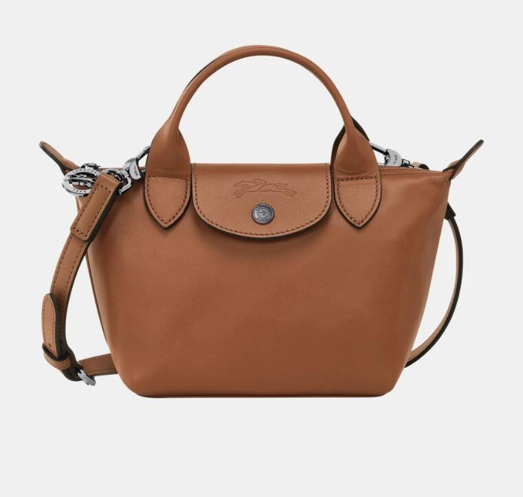 商品[国内直发] Longchamp|珑骧女包饺子包LePliage Xtra 17 新款迷你皮质手提单肩斜挎包L1500 987,价格¥3938,第1张图片