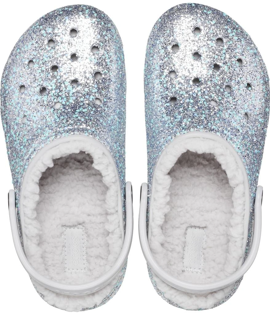 商品Crocs|Classic Lined Glitter Clog (Toddler),价格¥373,第2张图片详细描述