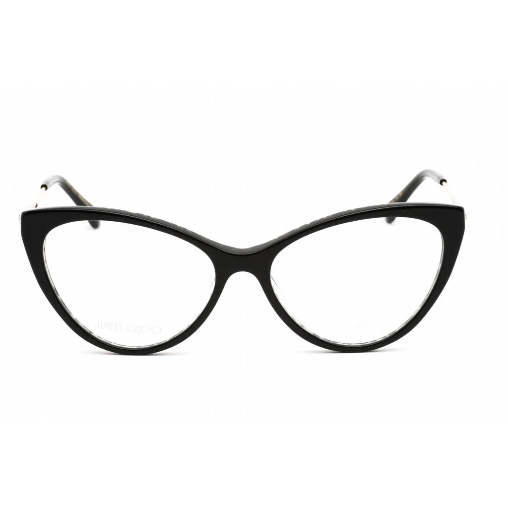 商品Jimmy Choo|Jimmy Choo Women's Eyeglasses - Black Animalier Acetate/Metal Frame | JC359 07T3 00,价格¥546,第2张图片详细描述