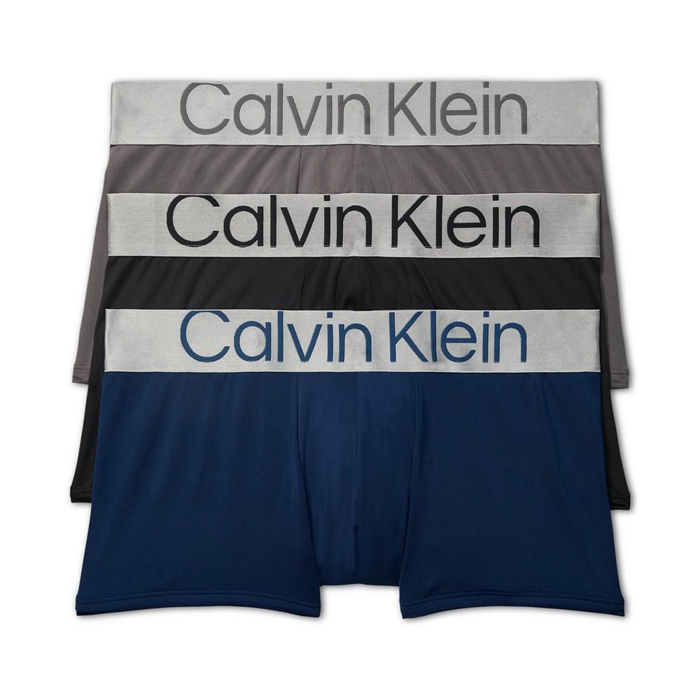 商品Calvin Klein|Men's 3-Pk Steel Low Rise Trunks,价格¥285,第7张图片详细描述