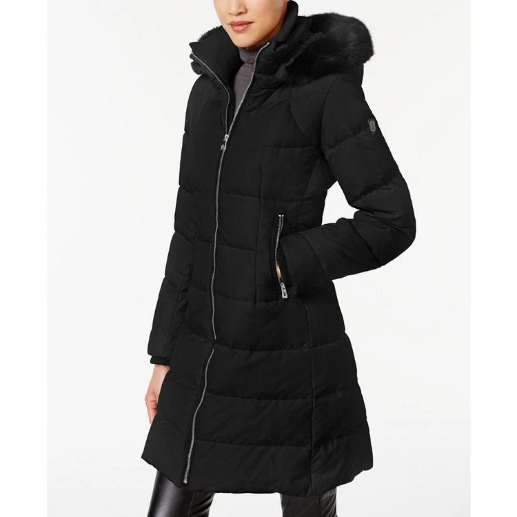 商品Vince Camuto|Faux-Fur-Trimmed Puffer Coat,价格¥1197,第2张图片详细描述