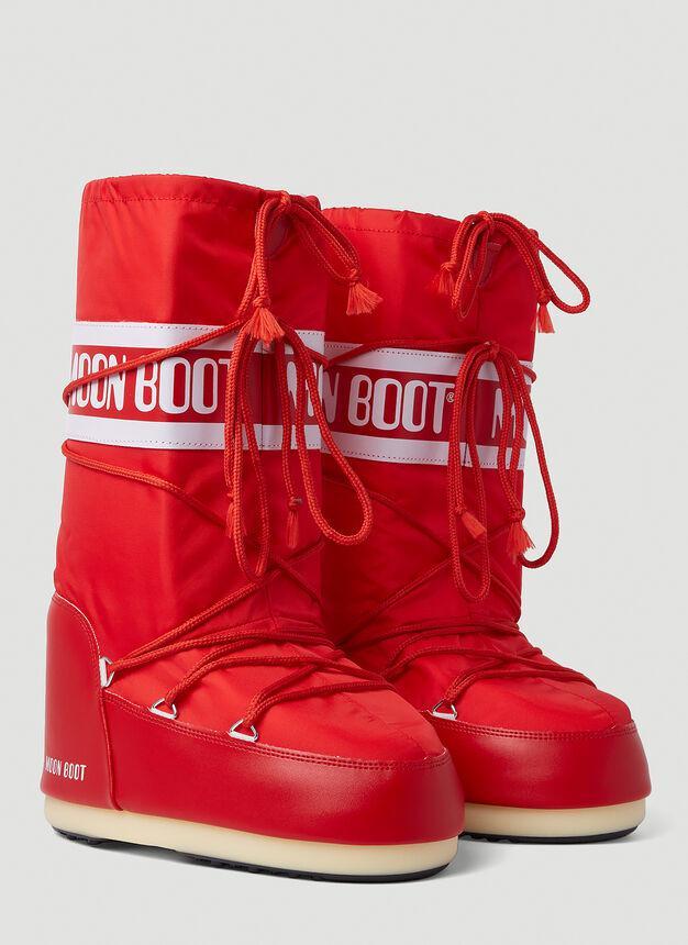 商品Moon Boot|Icon Snow Boots in Red,价格¥1223,第4张图片详细描述