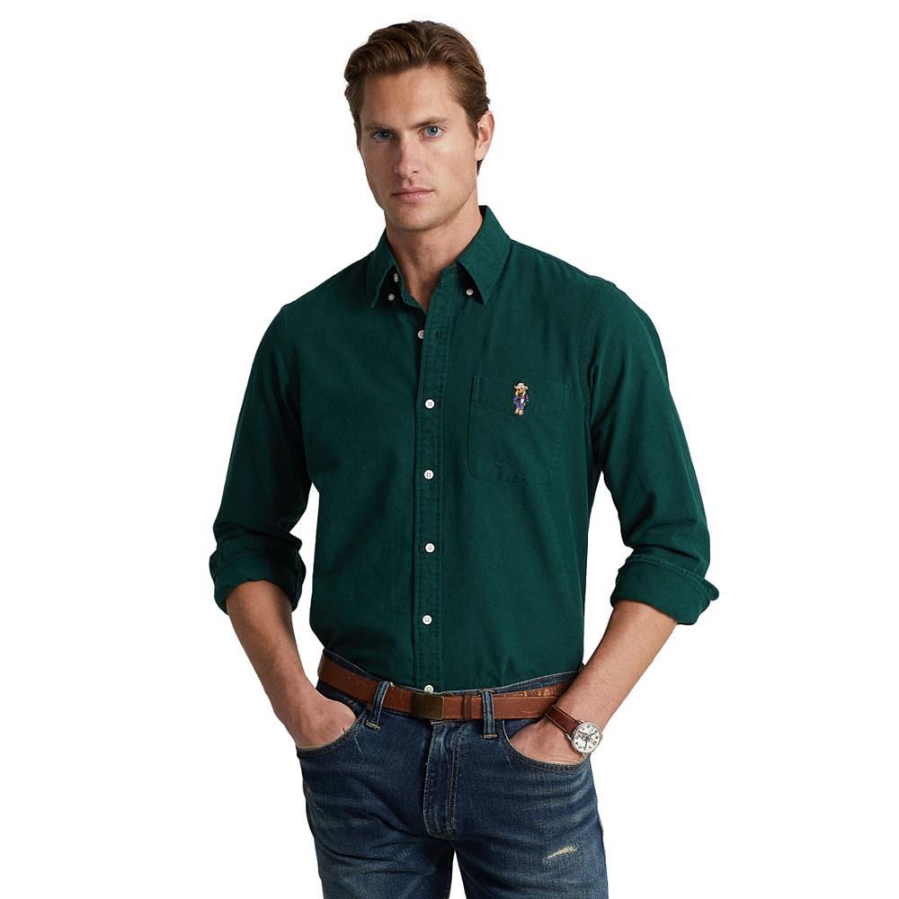 商品Ralph Lauren|Men's Classic-Fit Polo Bear Oxford Shirt,价格¥897,第1张图片