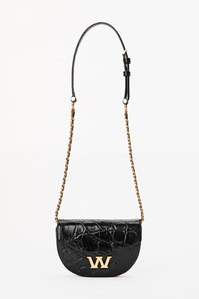 W LEGACY CROSSBODY BAG IN CROC LEATHER商品第1张图片规格展示