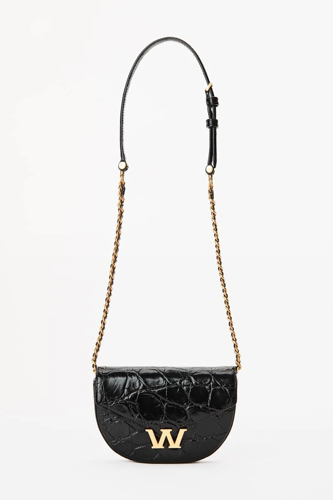 商品Alexander Wang|W LEGACY CROSSBODY BAG IN CROC LEATHER,价格¥2977,第1张图片