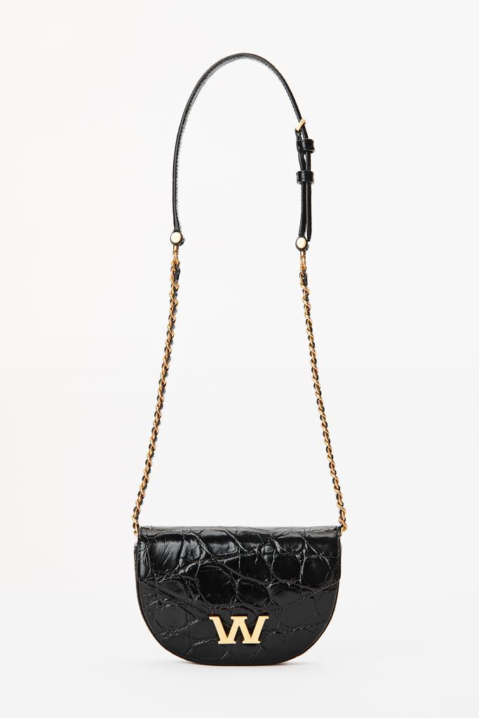 商品Alexander Wang|W LEGACY CROSSBODY BAG IN CROC LEATHER,价格¥3420,第1张图片