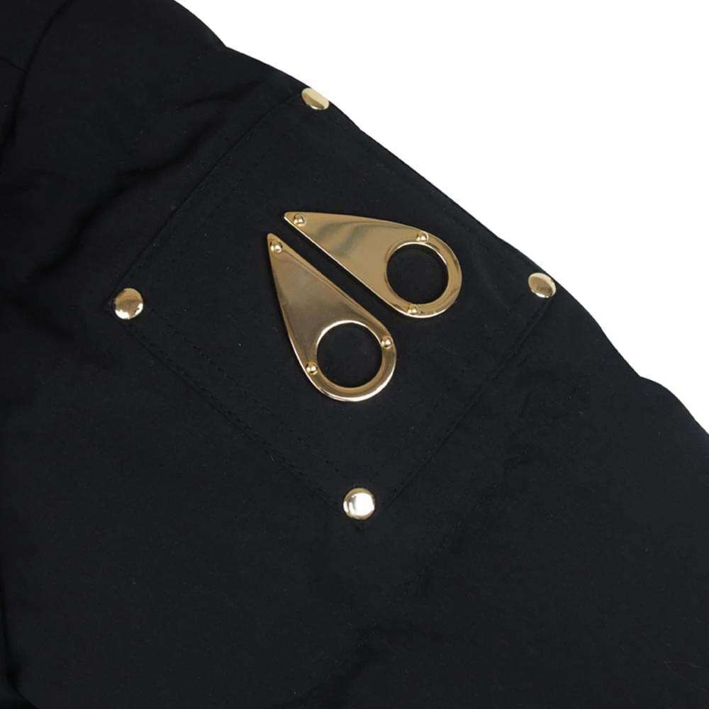 商品Moose Knuckles|Black & Gold 3Q Coat,价格¥3012,第3张图片详细描述