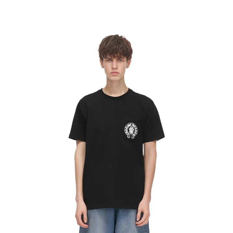 商品[国内直发] Chrome Hearts|美国国旗限定短袖T恤 男女同款 �黑色,价格¥4162,第9张图片详细描述