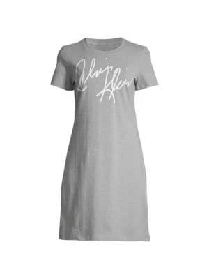 商品Calvin Klein|Logo T-Shirt Dress,价格¥128,第3张图片详细描述