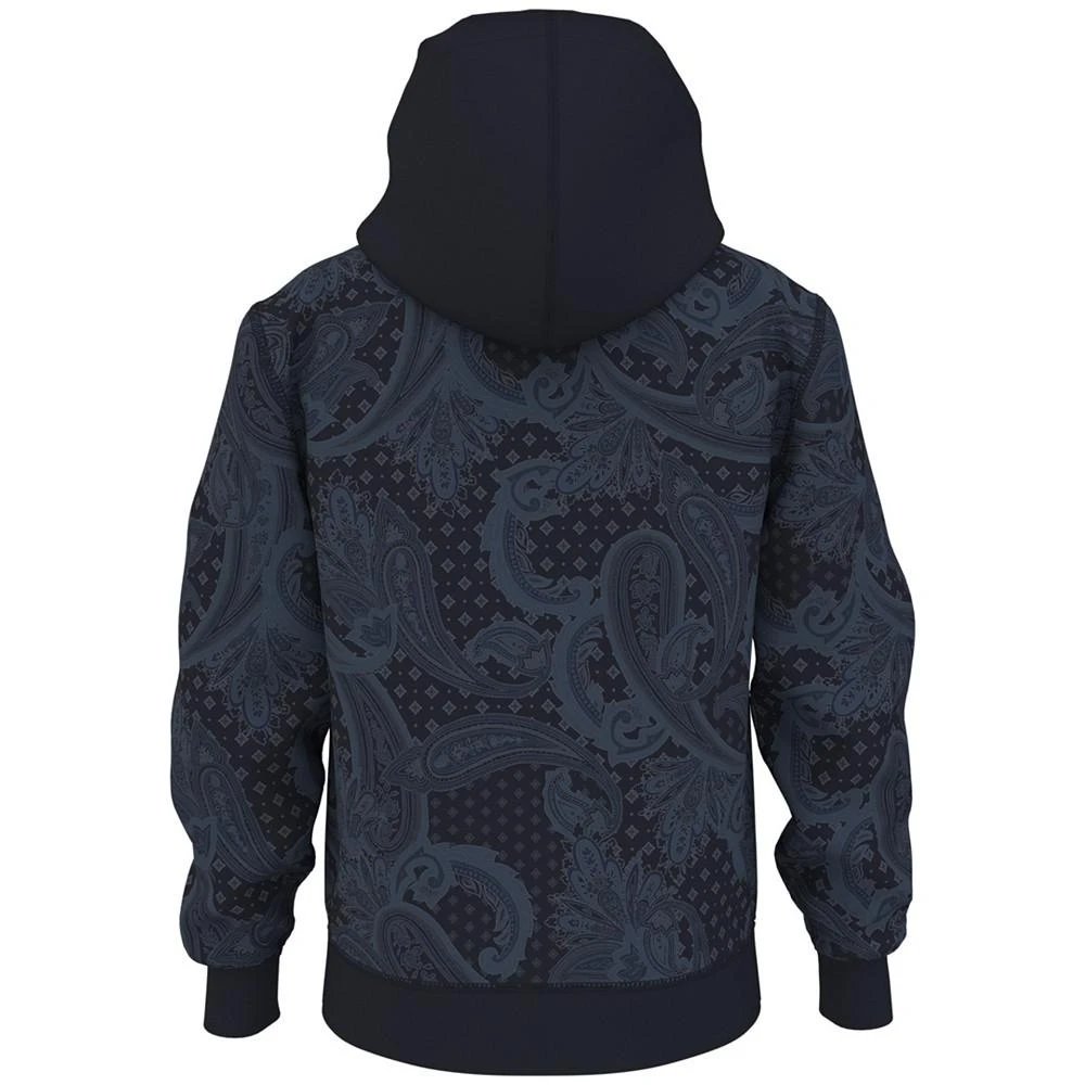 商品Tommy Hilfiger|Men's Paisley Drawstring Quinn Hoodie Sweatshirt,价格¥579,第2张图片详细描述