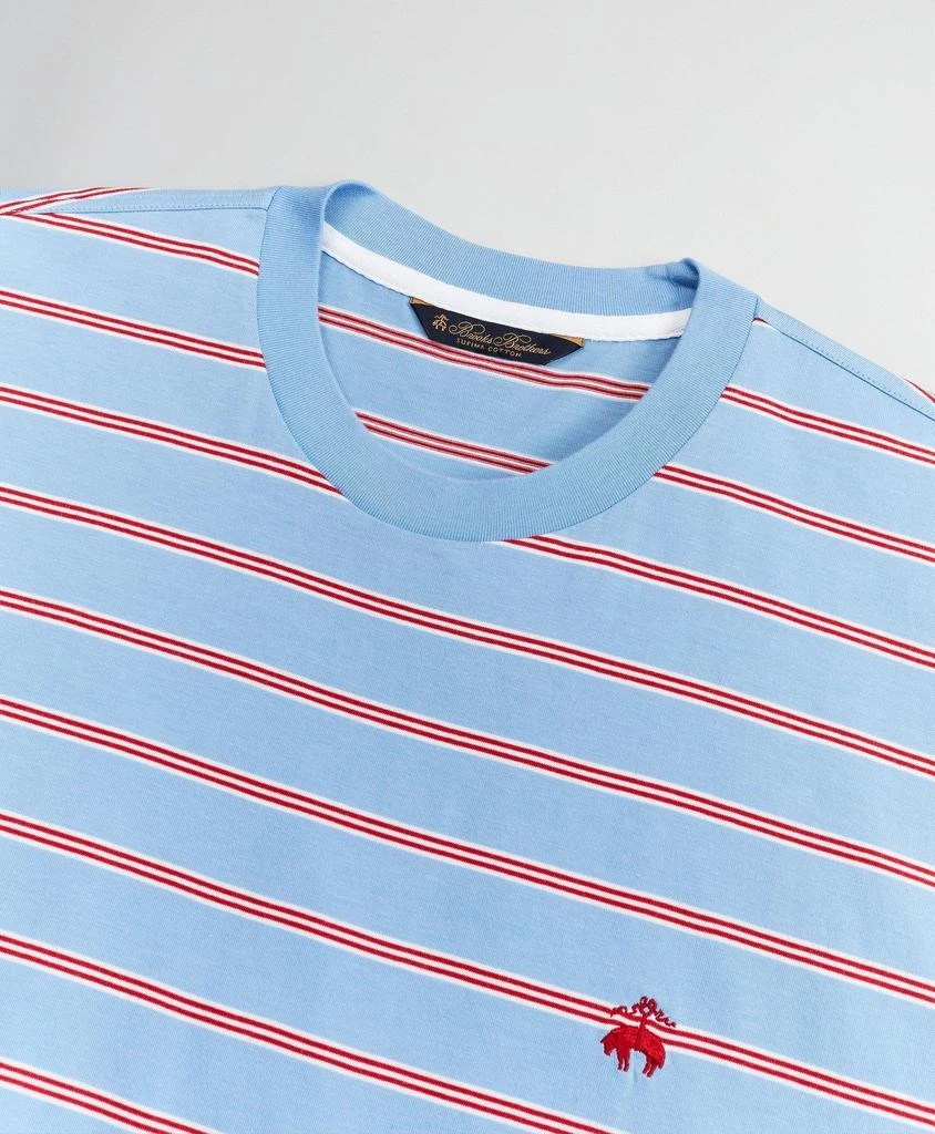 商品Brooks Brothers|Supima® Cotton Multi-Stripe T-Shirt,价格¥164,第2张图片详细描述