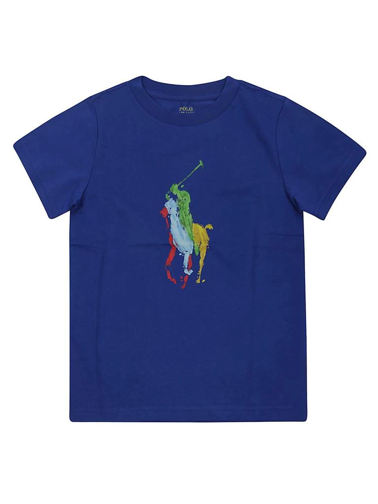 商品Ralph Lauren|Ralph Lauren Kids Big Pony Printed Crewneck T-Shirt,价格¥383,第1张图片