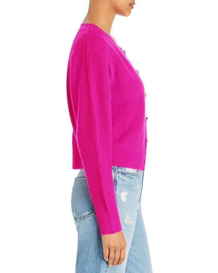 商品AQUA|Novelty Rib Cashmere Cardigan - 100% Exclusive,价格¥417,第4张图片详细描述