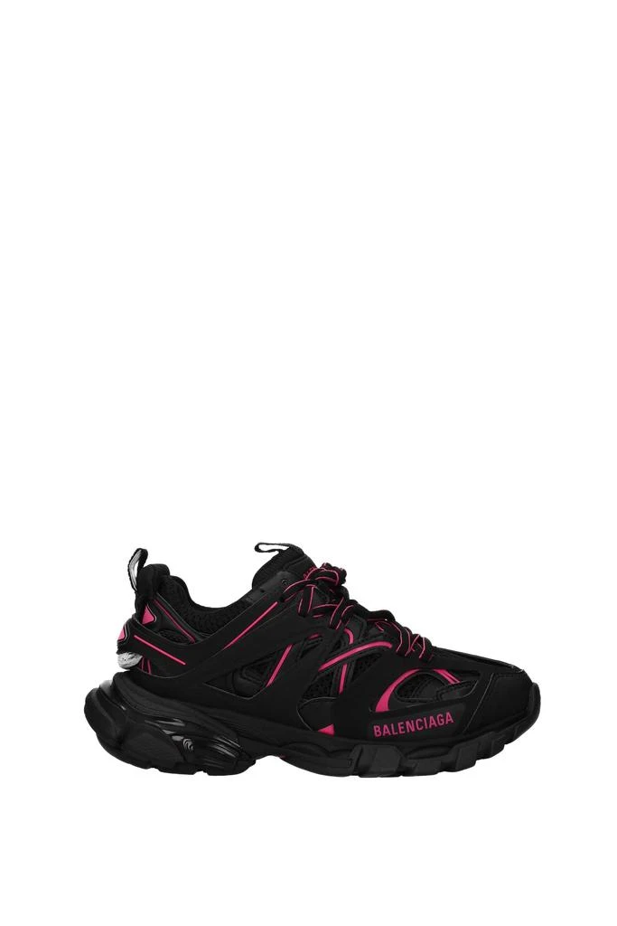 商品Balenciaga|Sneakers track Polyurethane Black Fluo Pink,价格¥4679,第1张图片