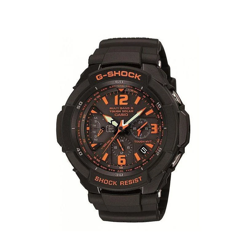 商品G-Shock|日本直邮CASIO卡西欧G-SHOCK手表 Radio Solar GW-3000B-1AJF黑色,价格¥4025,第1张图片